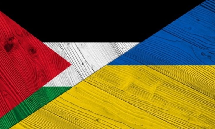 أوكرانيا ترسل مساعدات غذائية الى قطاع غزة!