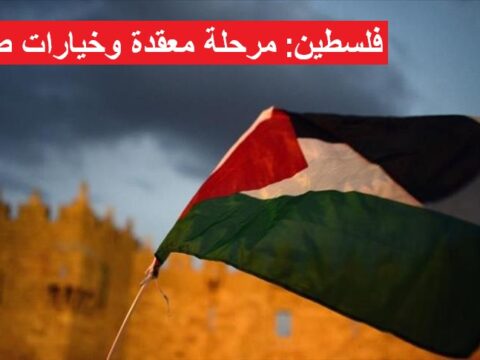 فلسطين: مرحلة معقدة وخيارات صعبة